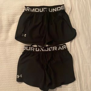 Under armour black shorts